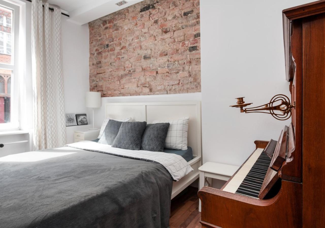 Piano Apartment W Sercu Starego Miasta Gdansk Exterior foto